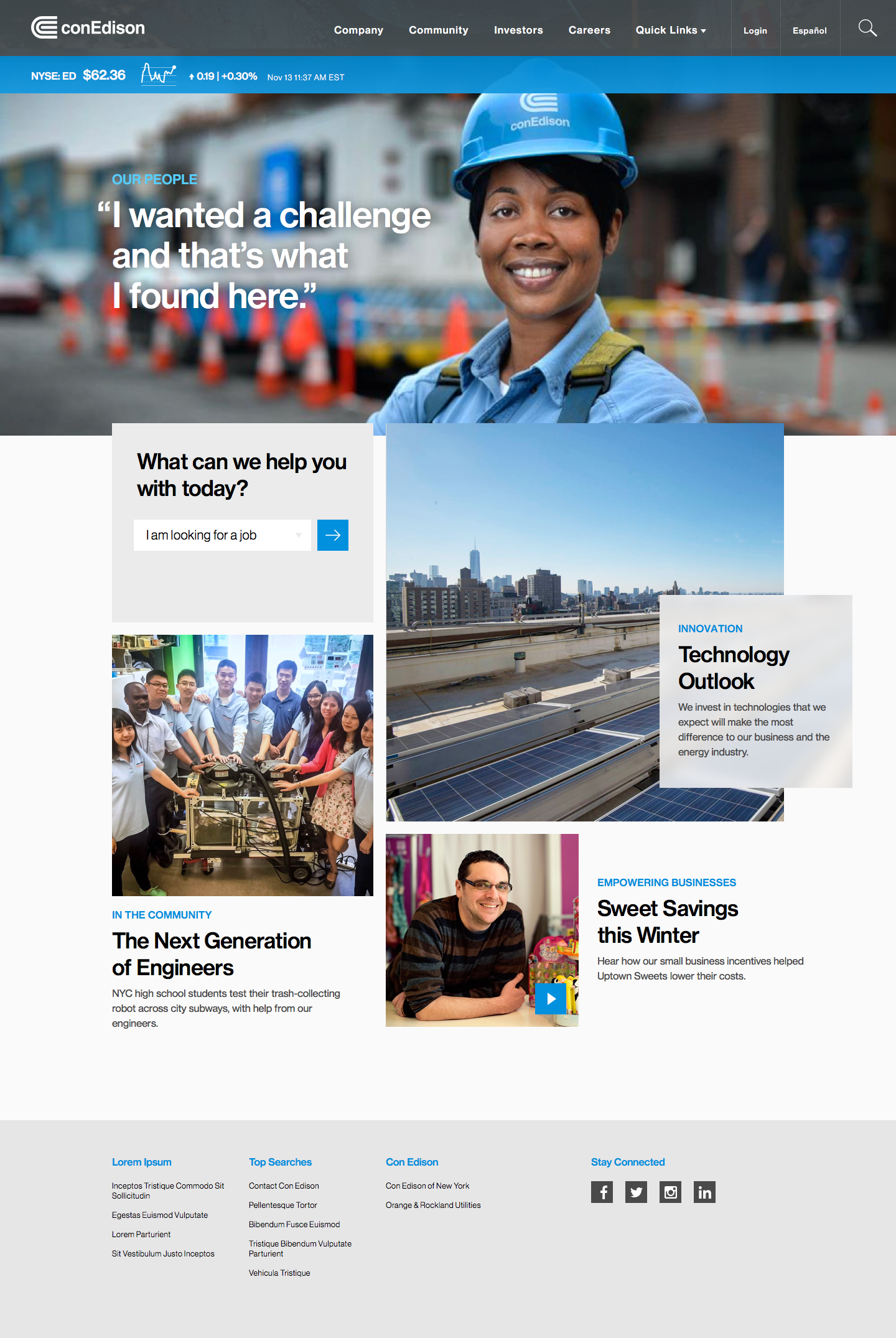 Con Edison - Corporate Home Page