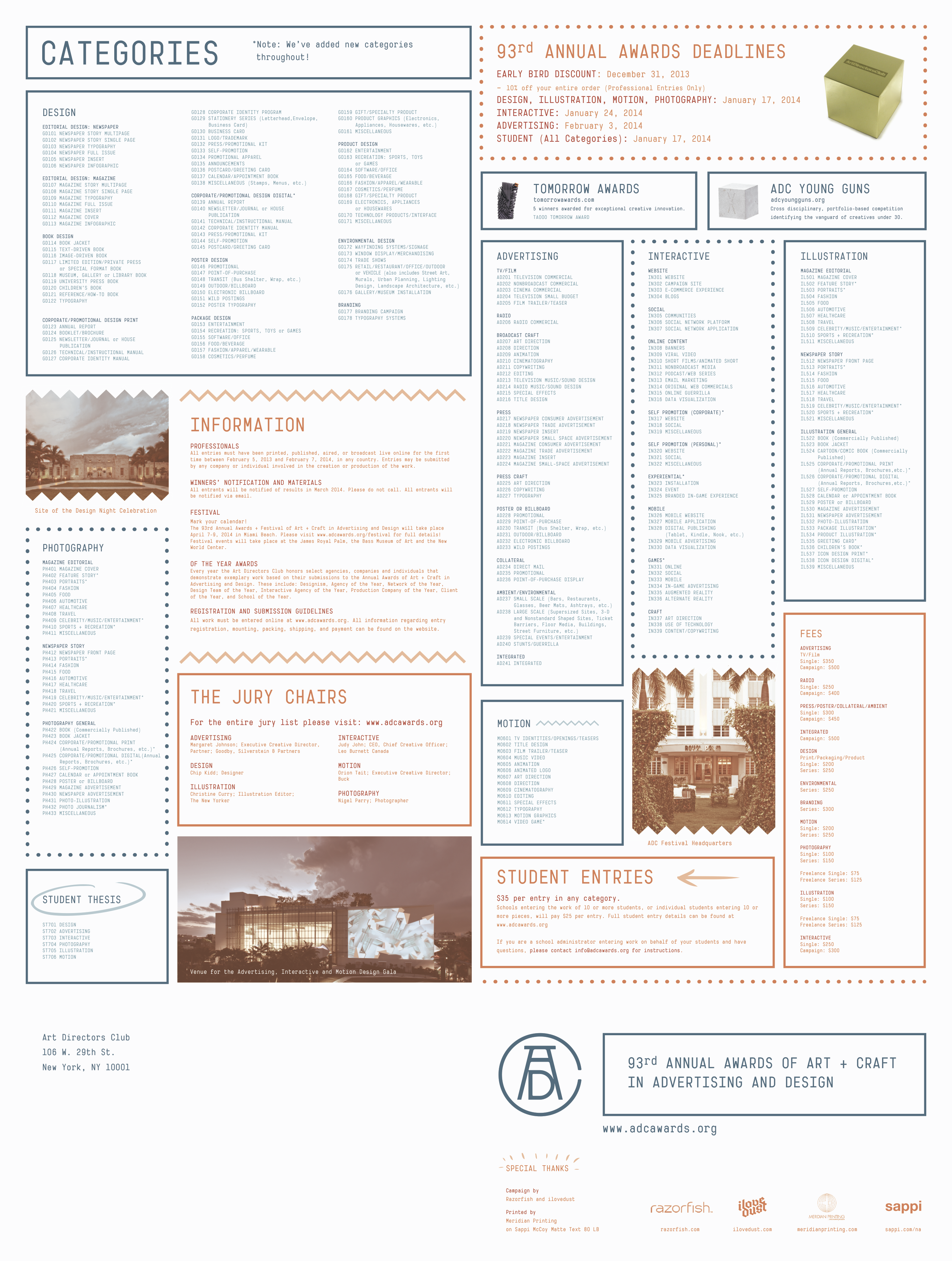ADC 93rd Awards - The Poster: Back