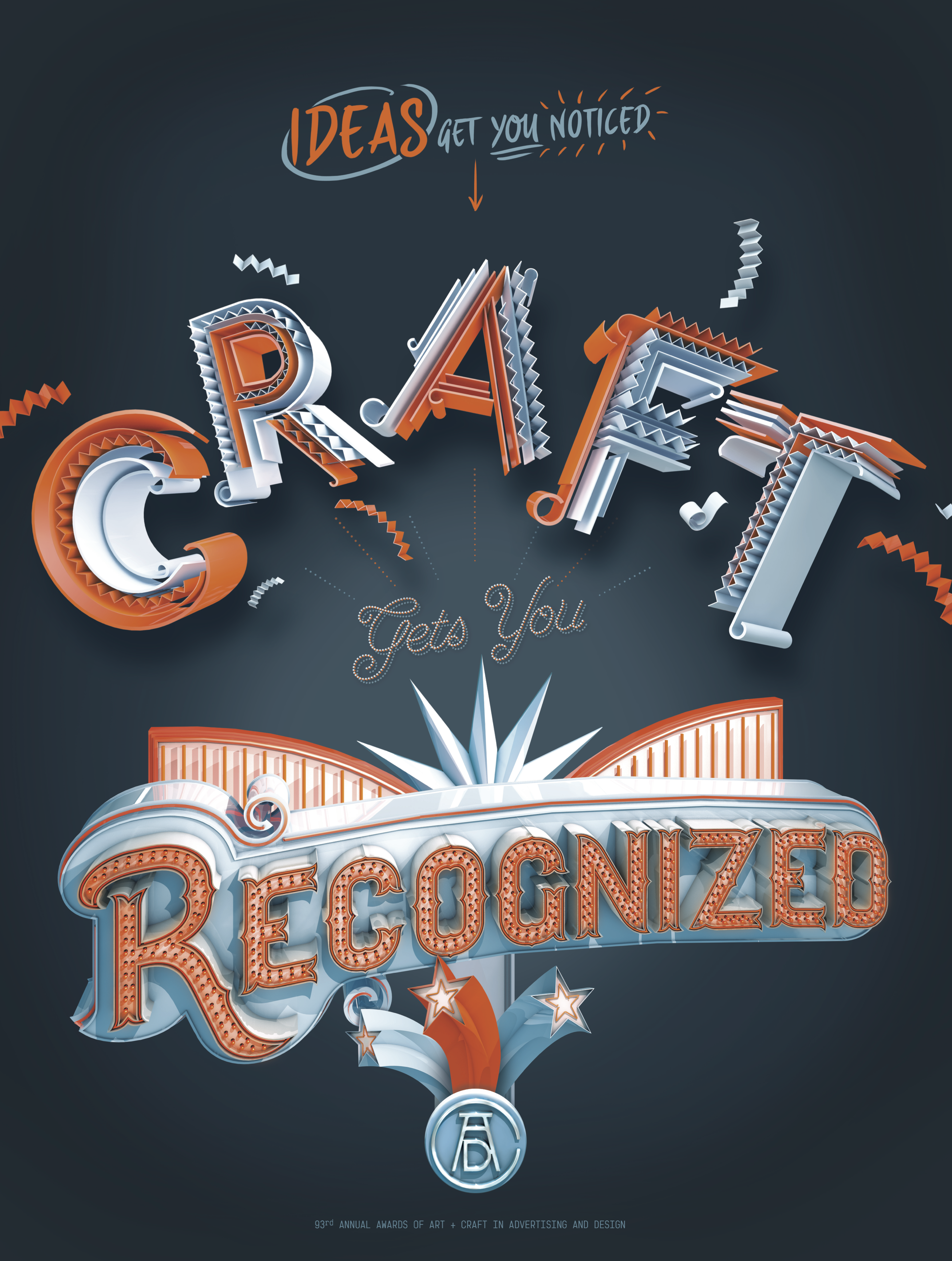 ADC 93rd Awards - The Poster: Front