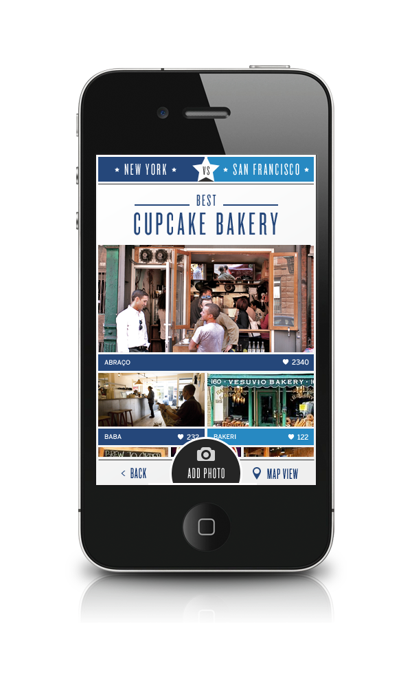 AMEX Small Business Saturday - Town vs Town App: Screen 3