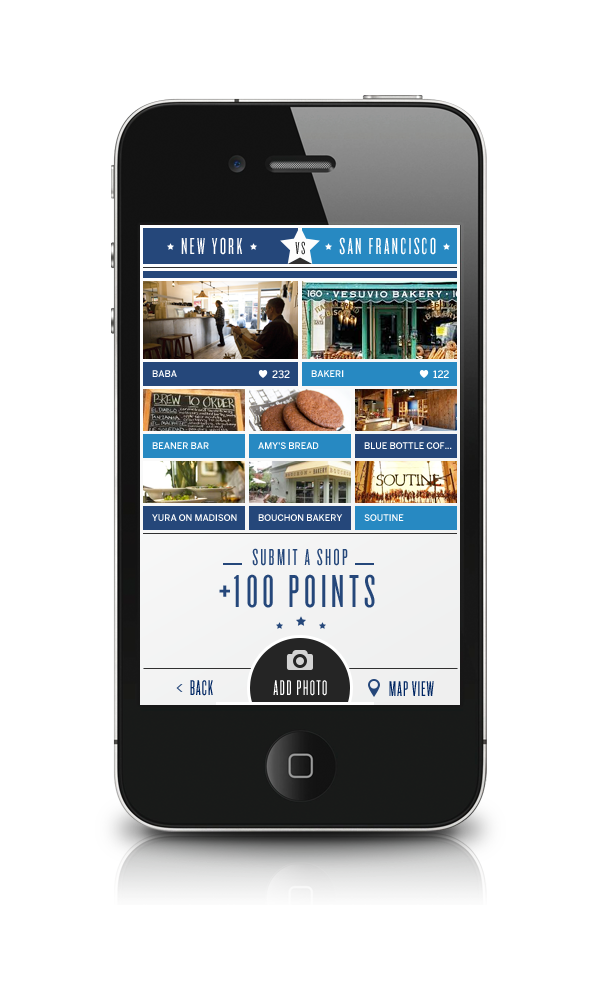 AMEX Small Business Saturday - Town vs Town App: Screen 4