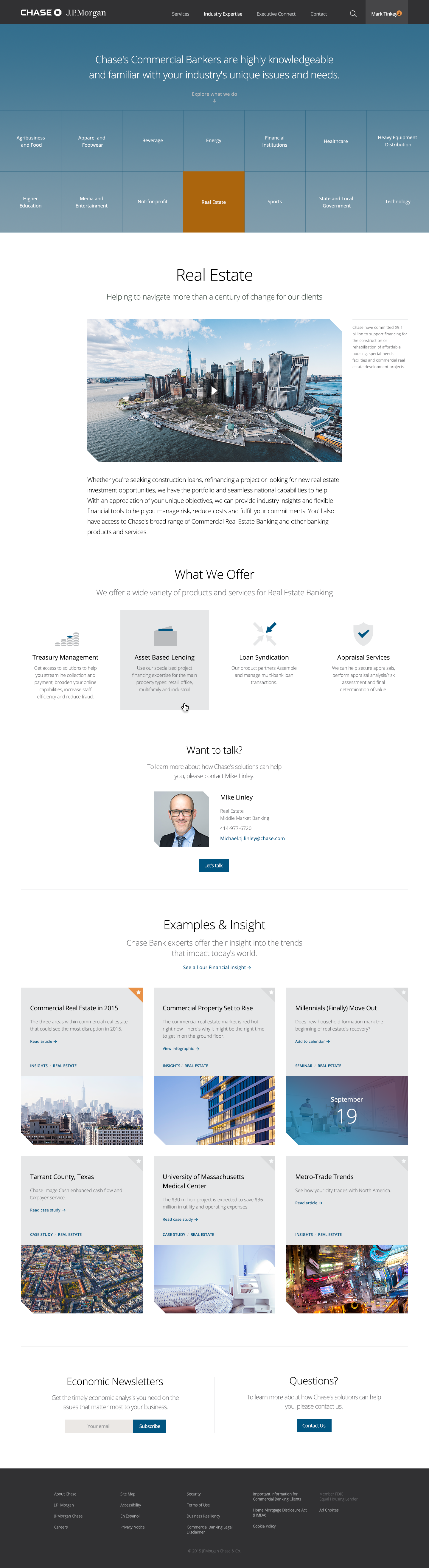 Chase Commercial Bank - Category Page