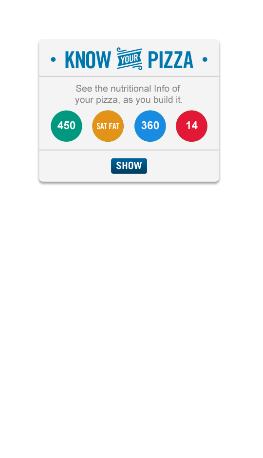 Domino's Know Your Pizza - Flat Style 1