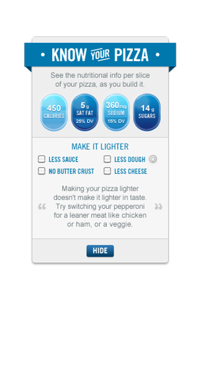 Domino's Know Your Pizza - Glossy Style 2