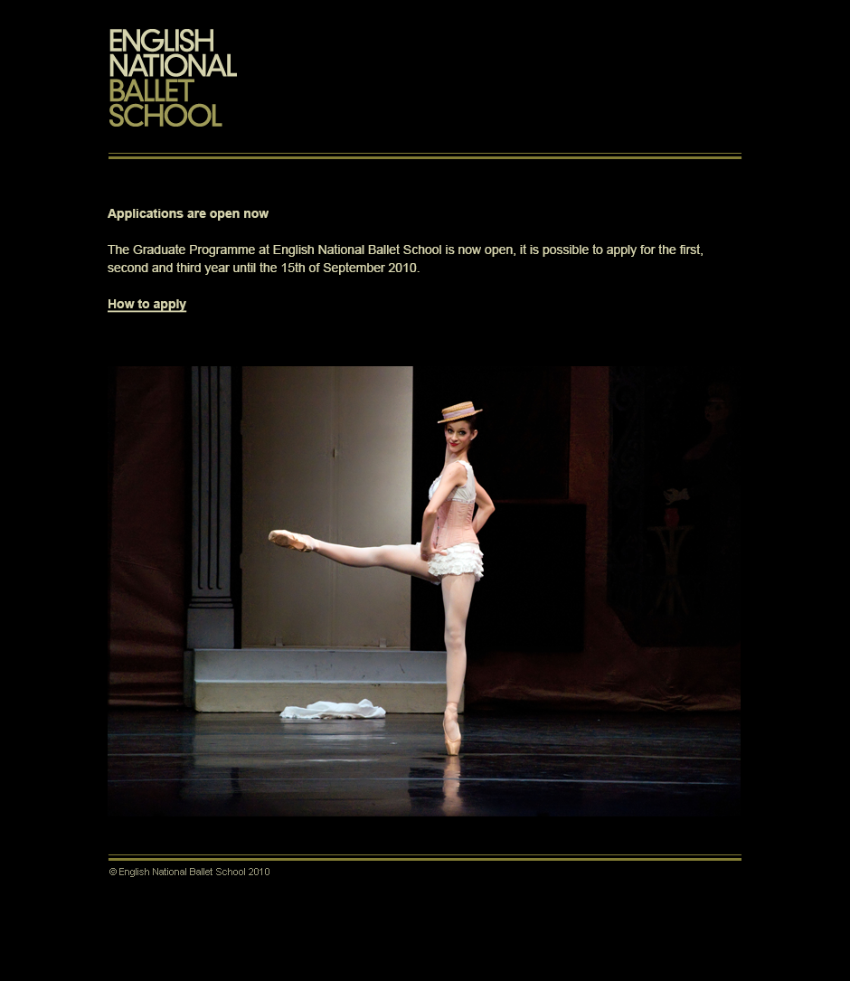 English National Ballet School - Email