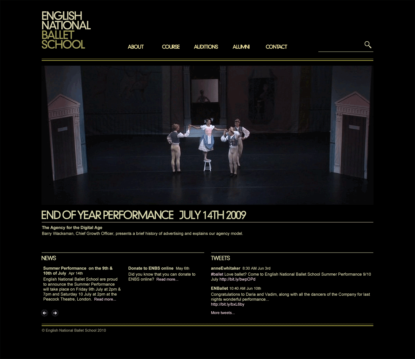 English National Ballet School - Home