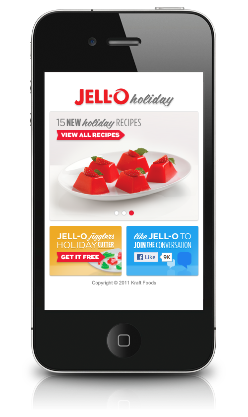 Jello Holiday - Mobile View 1