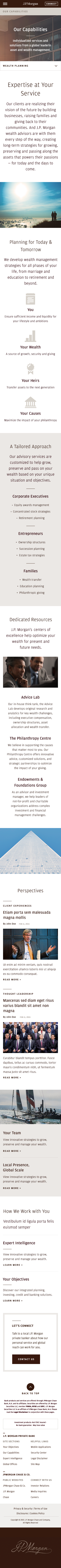 JPMorgan Private Bank - Mobile: Our Capabilities Investing