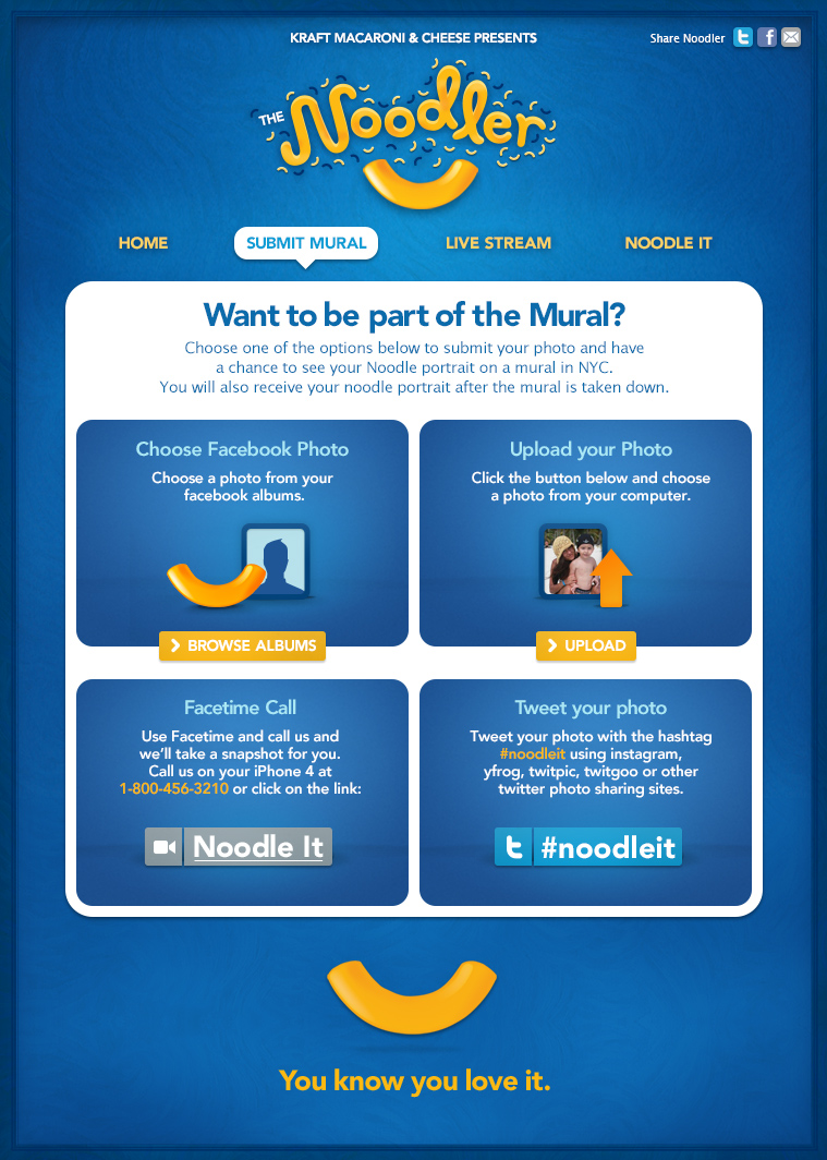Kraft Mac & Cheese Noodler - App Overview 2