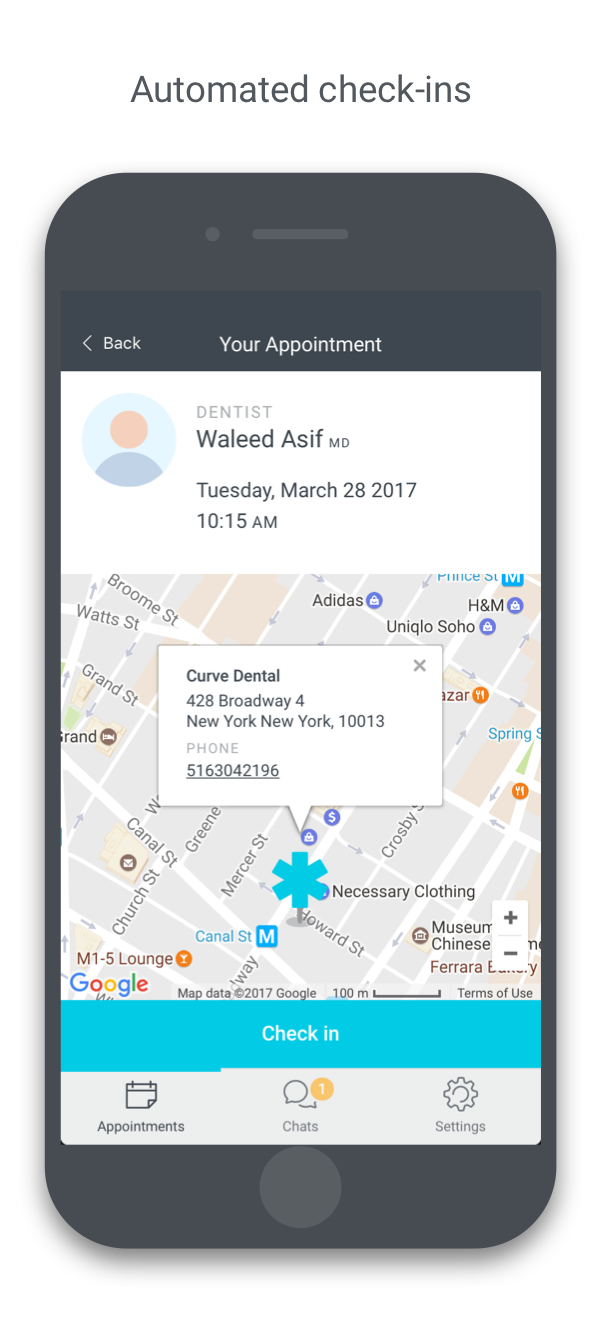 NexHealth iPhone App - Screen 4