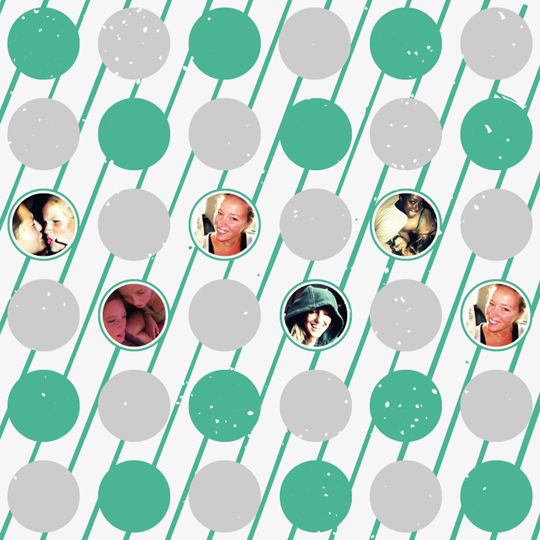 Old Navy Friend Wrap - Polka Dot Design 1