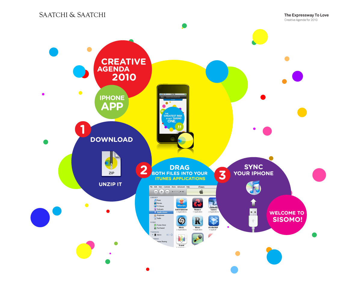 Saatchi Creative Agenda - Landing Page