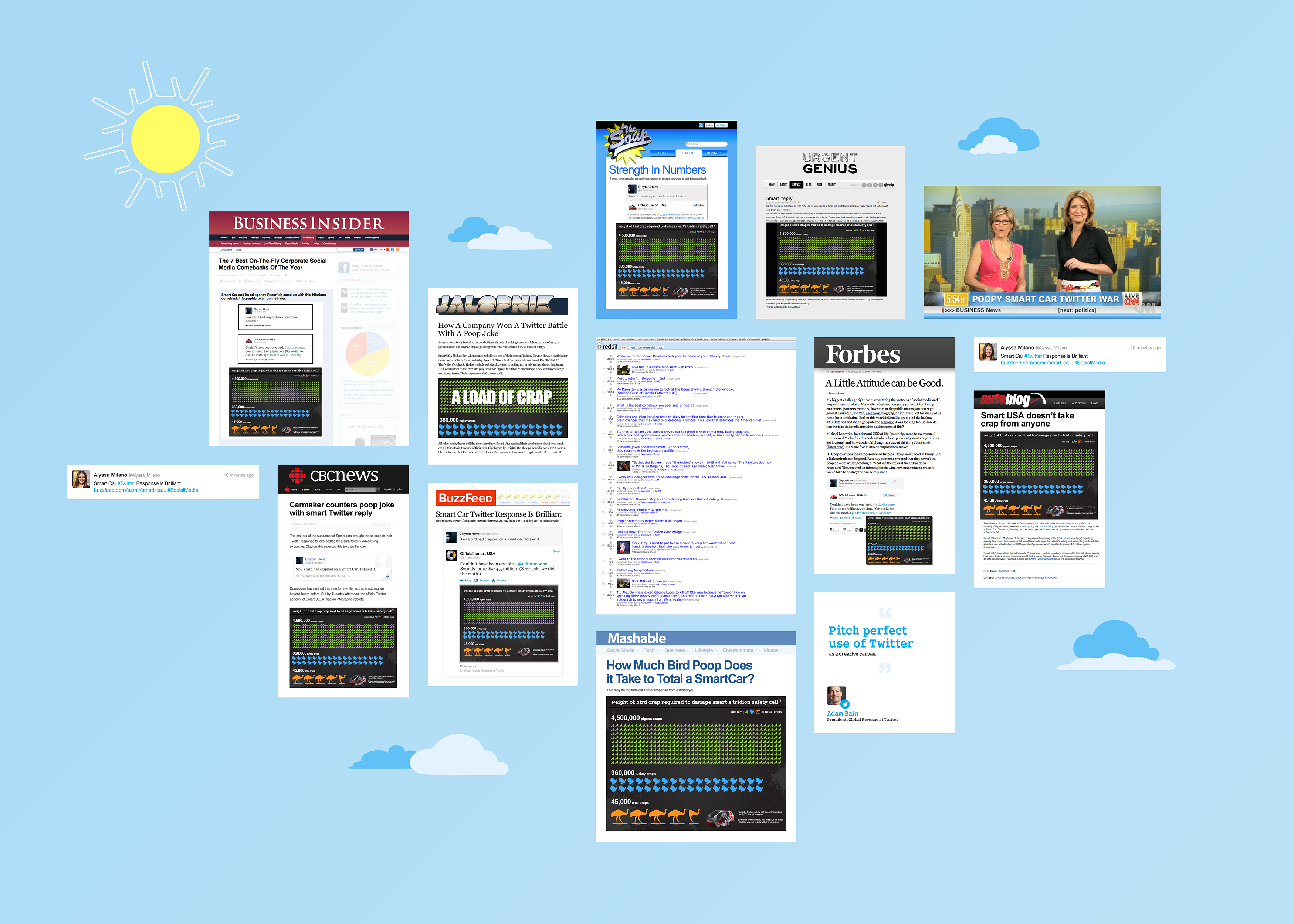 Poop Tweet - Case Study video keyframes: Grid view 2