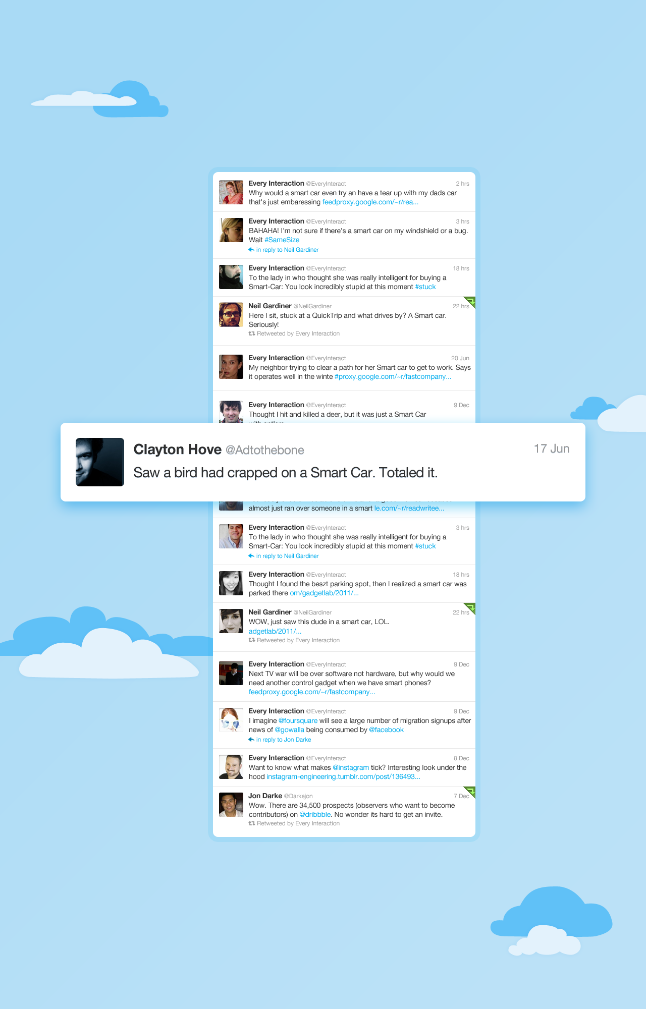 Poop Tweet - Case Study video keyframes: Tweets