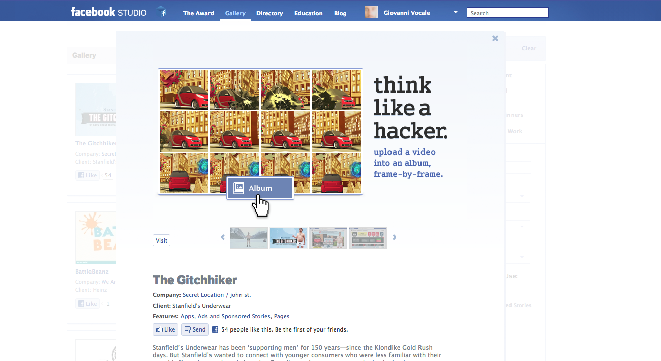 Tag Your Own Adventure - Facebook Studio Award: Think like a hacker