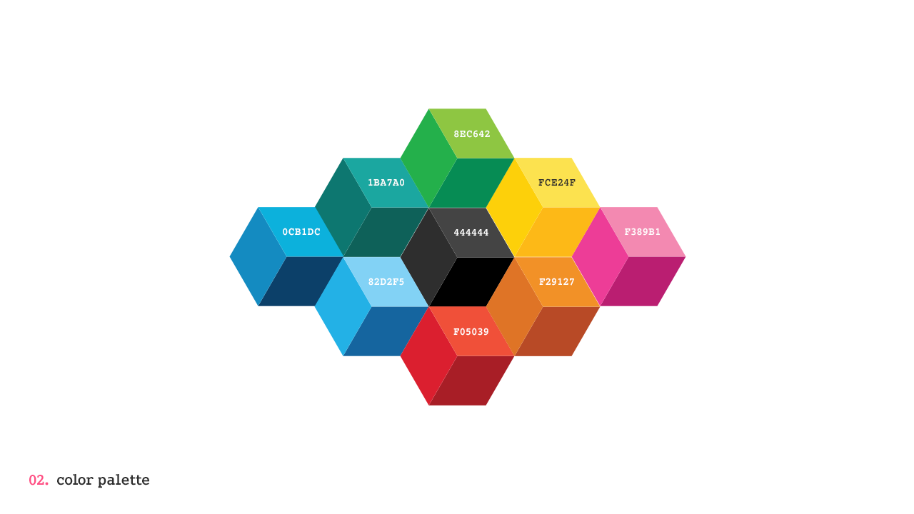 Watts of Fun - Identity: Alternative exploration, palette